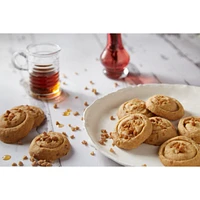 Deux boîtes de biscuits sablés au beurre - Classique et Croquant à l'érable