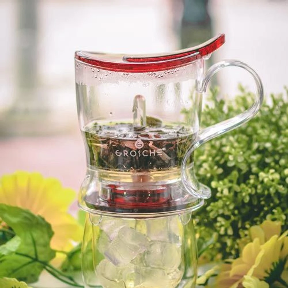 Gorsche Aberdeen Tea Steeper - Red, 525ml