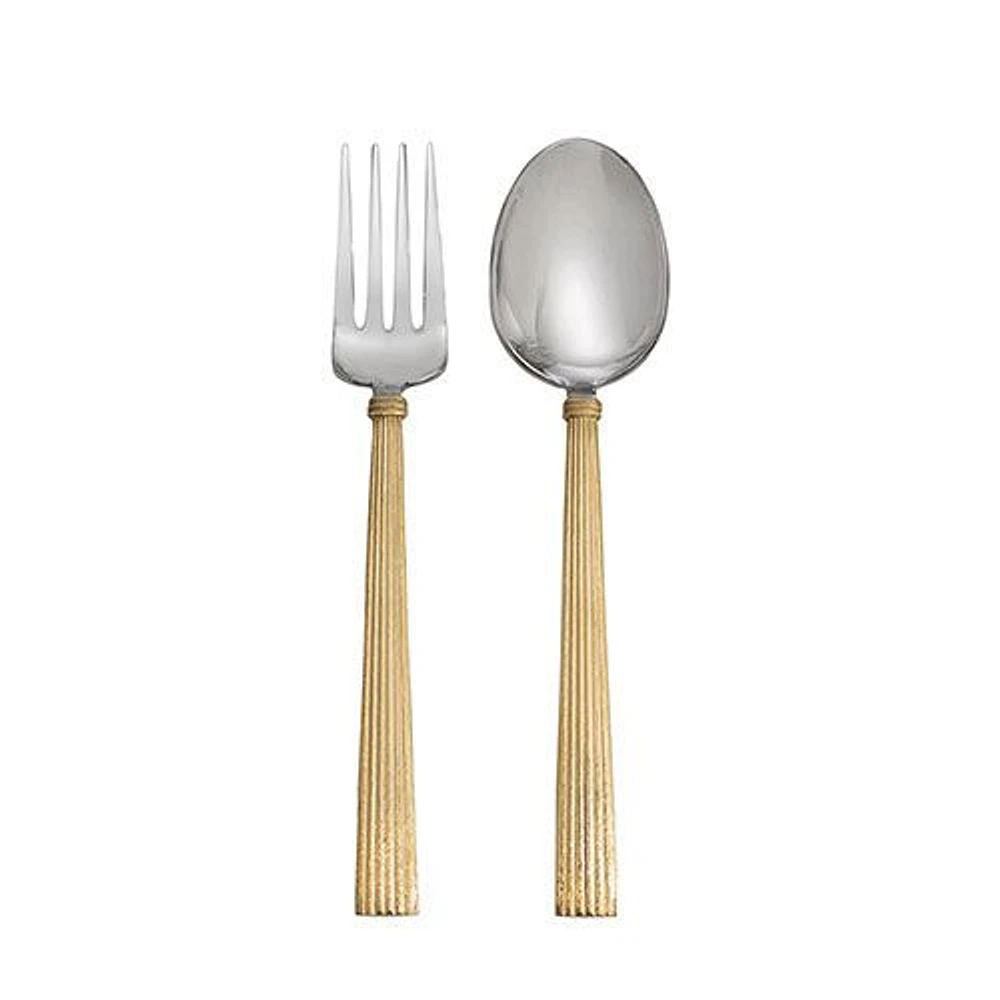 Michael Aram Wheat Gold Serving Set