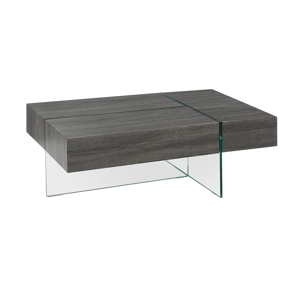 Coffee Table with 3 Side Storage