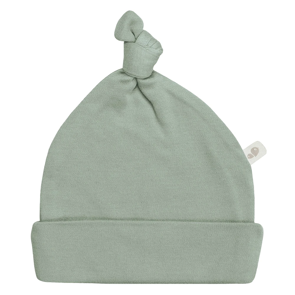 Chapeaux et mitaines en bambou, ensemble de 4 - Mousse et charbon
