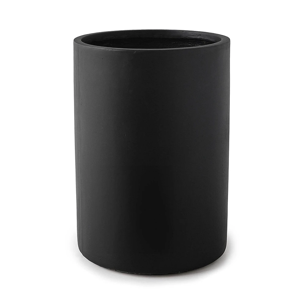 Barron Large Black Planter by Haute Deco