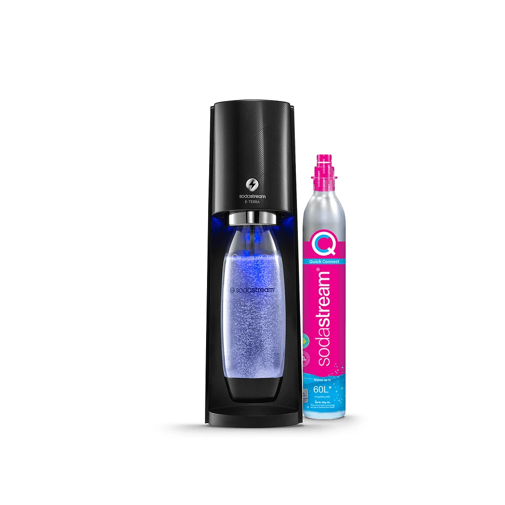 SodaStream E-Terra Electric Sparkling Water Maker Starter Pack