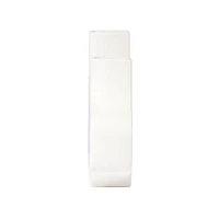 Abstract Duo Vase, 9 po - Blanc Mat