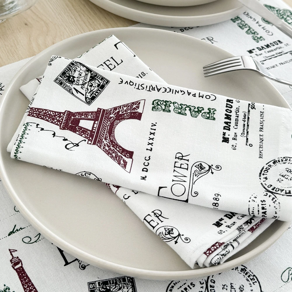 Eiffel Tower Napkin