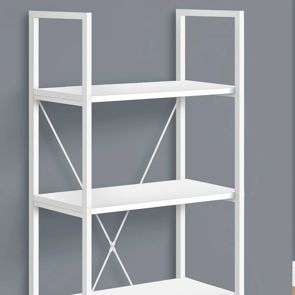 Risen Book Case 4 Tiers - White