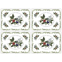 Set of 4 Holly & Ivy Placemats by Pimpernel