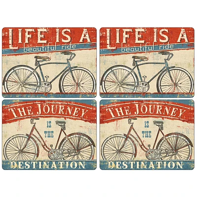 Set of 4 Beautiful Ride Placemats by Pimpernel