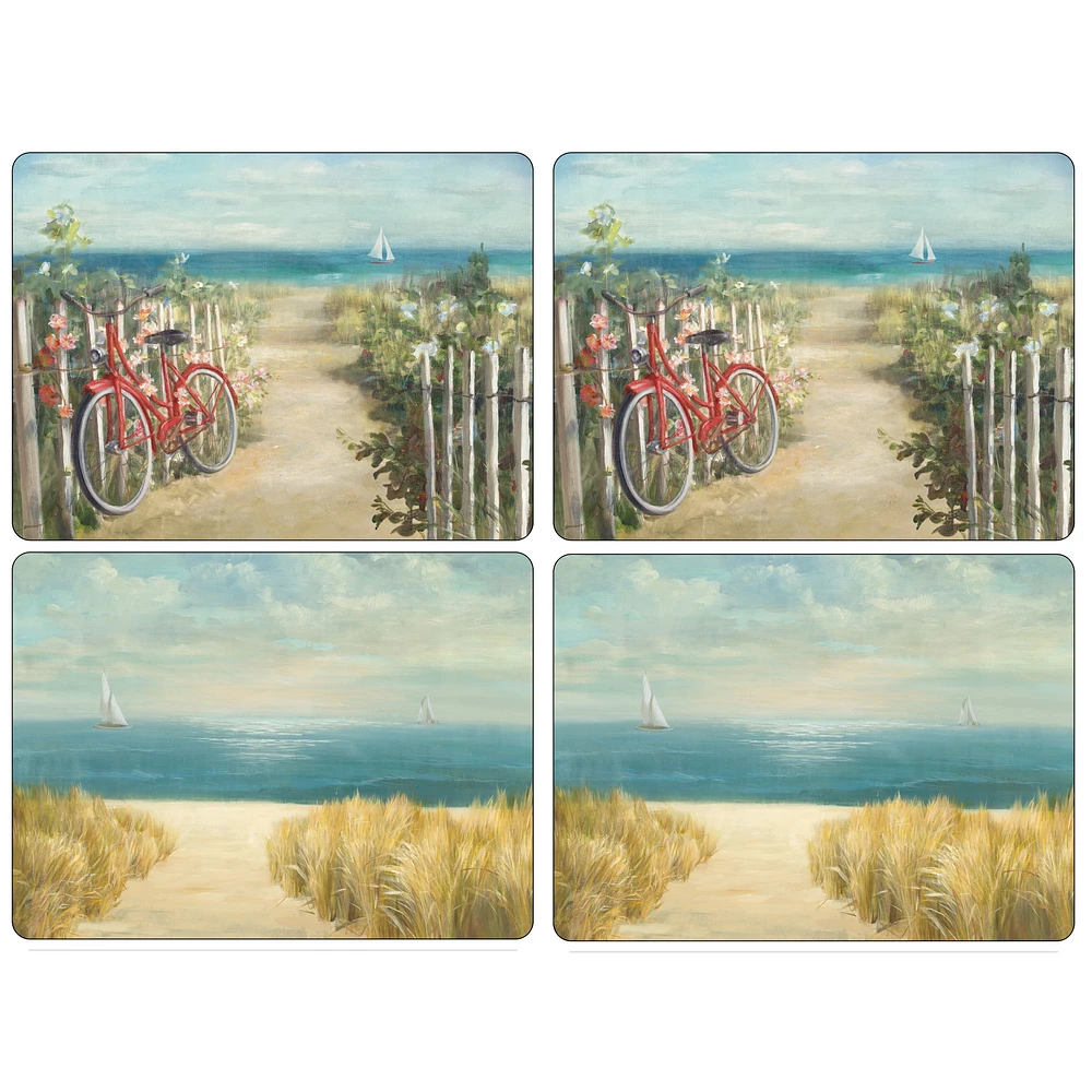 Set of 4 Summer Ride Placemats by Pimpernel