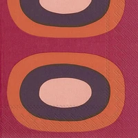 Pack of 20 Melooni Bordeaux Luncheon  Napkins