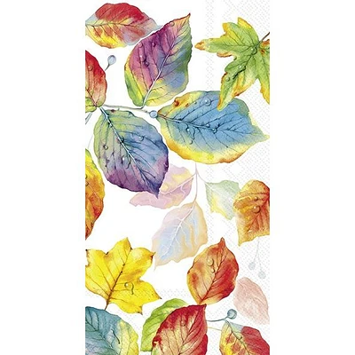 Colorful Leaves Serviettes de buffet, paquet de 20