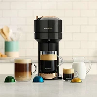 Nespresso® Vertuo Next Premium Coffee & Espresso Capsule Machine  by De'Longhi - Black Rose Gold