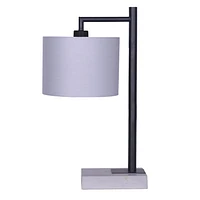 Lampe de table « Zoey » - noir / gris