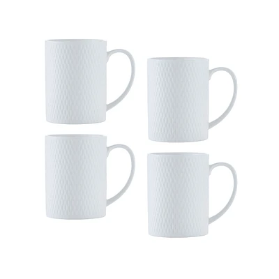 Maxwell & Williams ensemble de 4 tasses droites « Diamonds » - 400 ml