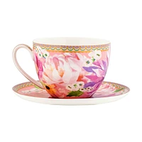 Maxwell & Williams Set of 2 Dahlia Cups Saucers - 400ml