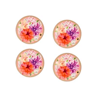 Maxwell & Williams ensemble de 4 assiettes coupe « Dahlia » - 19,5 cm