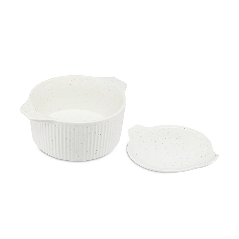 Maxwell & Williams Speckle Round Casserole - 3L