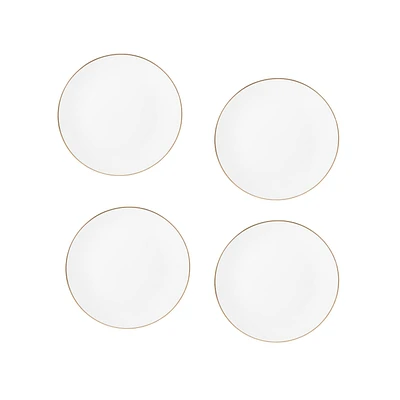 Maxwell & Williams ensemble de 4 assiettes coupe « White Gold »