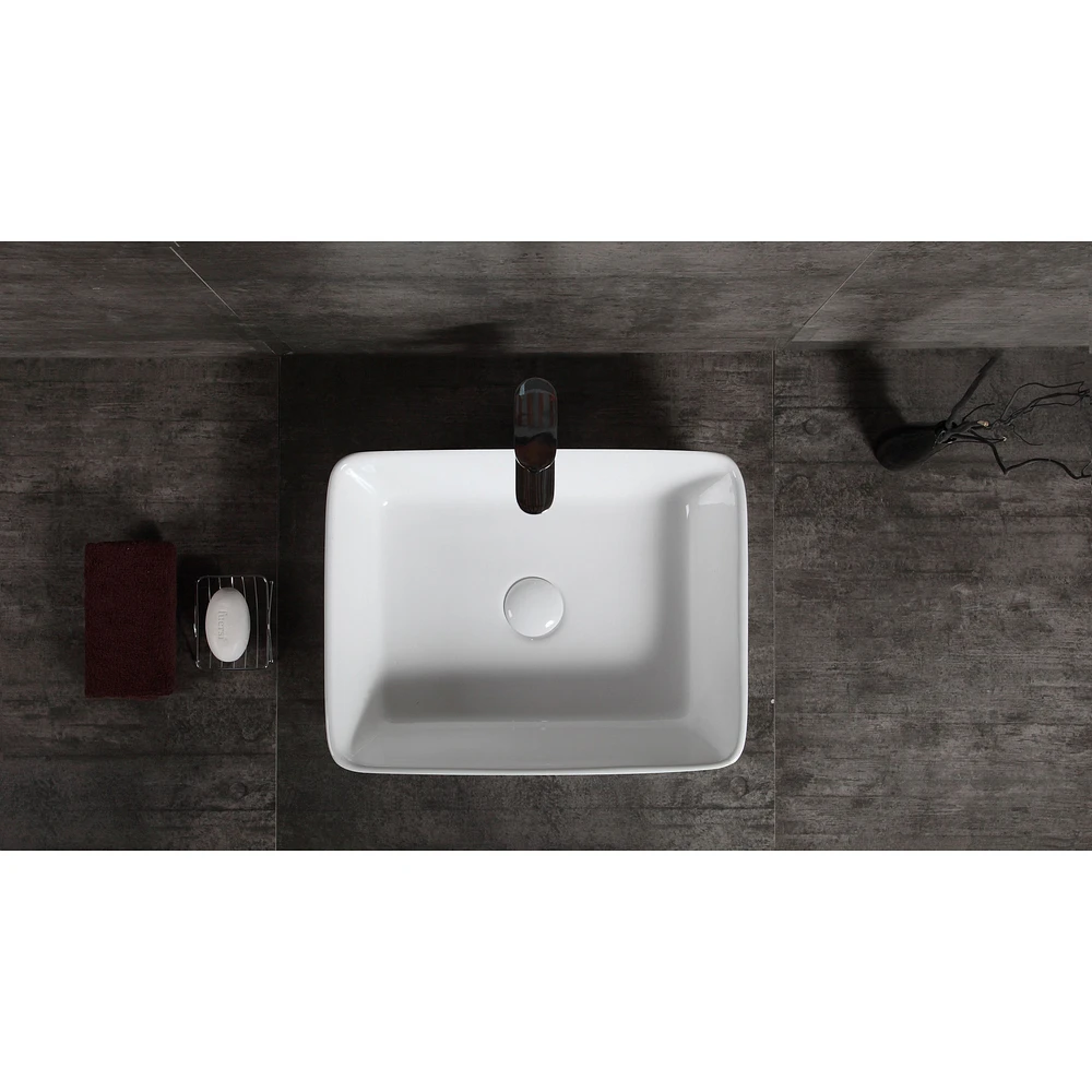 Meya Above-Counter Ceramic Basin