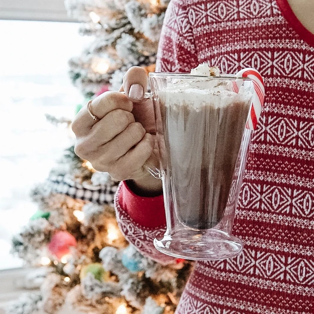 Ensemble de 2 verres à latté « Double Double » par Brilliant