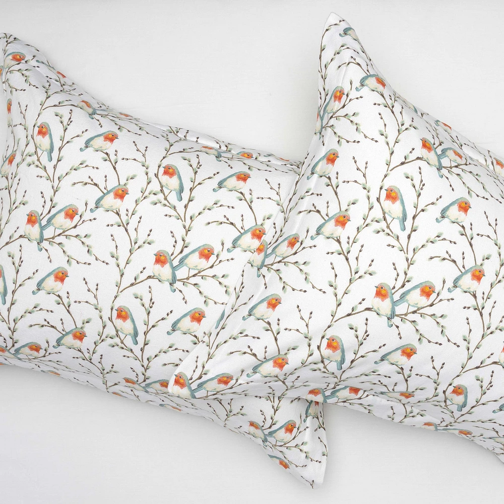Chickadees Flannel Sheet Set
