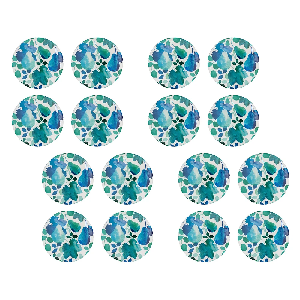 Set of 16 Giverny Coasters by Maxwell & Williams