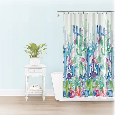 Gobi Cactus Shower Curtain