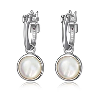 Boucles d'oreilles ELLE « Pearl » en argent sterling