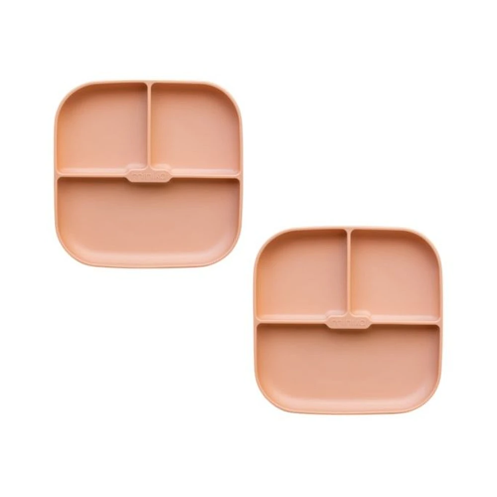 Minika Plate with Suction, Pack of 2