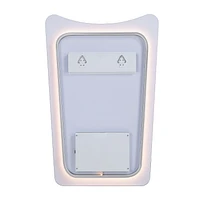 Miroir Rimini LED rectangulaire de 36 po de hauteur