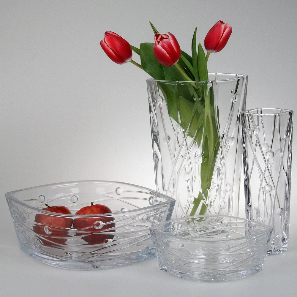 Crystal Bohemia Labyrinth Vase cm by Brillant