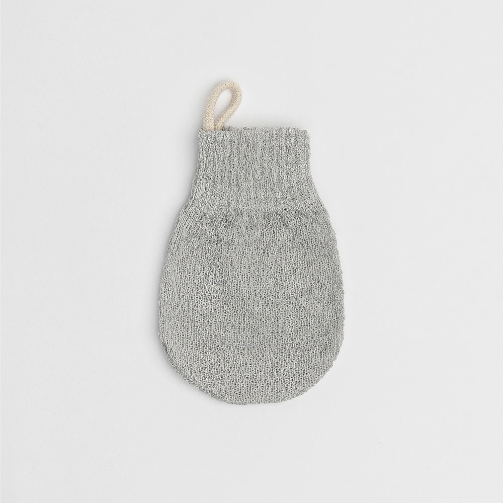 Grey Exfoliating Bath Mitten