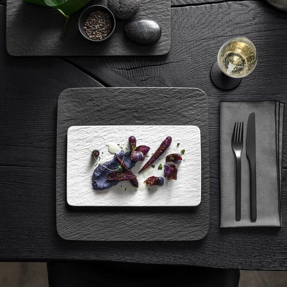 Petit plat à service « Manufacture Rock » par Villeroy & Boch