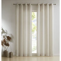 Skye Semi Sheer Grommet Curtain