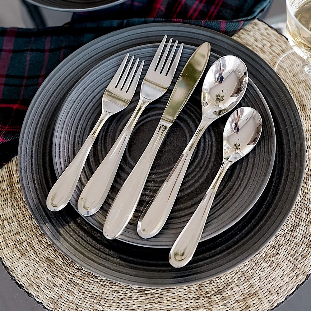 Cilano 20-Piece Flatware Set by David Shaw - Mirror Finish