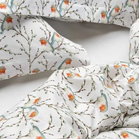 Chickadees  Flannel Sheet Set