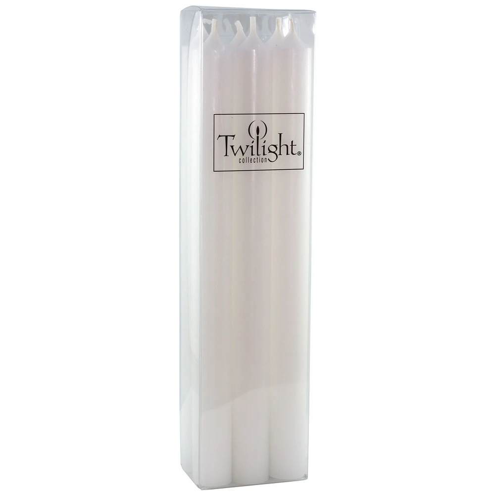 Set of 6 Candles - White