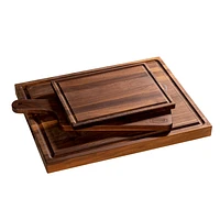 Set of 3 Essentials Walnut Wood Cutting Boards