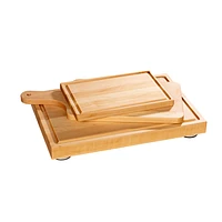 Set of 3 Pro Maple Wood Cutting Boards 