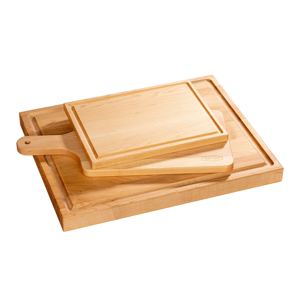 Set of 3 Essentials Maple Wood Cutting Boards