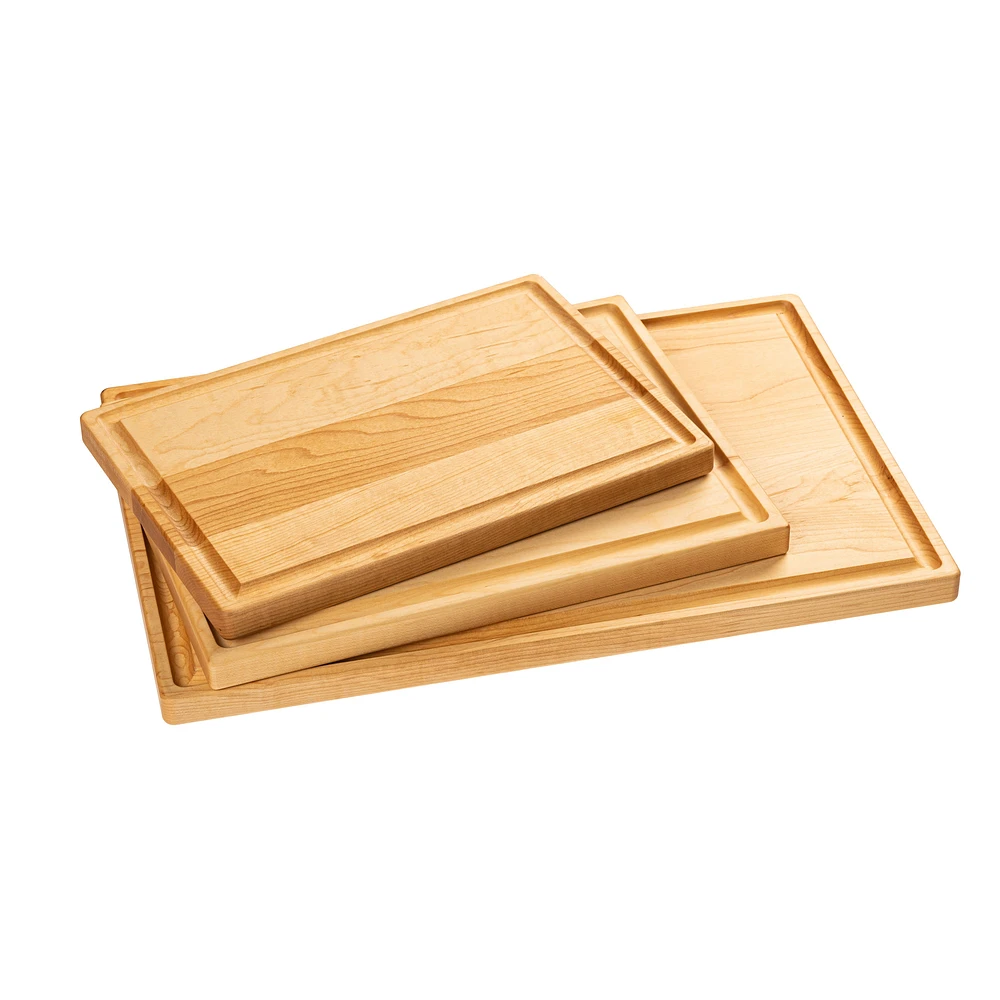 Set of 3 Maple Wood Cutting Boards