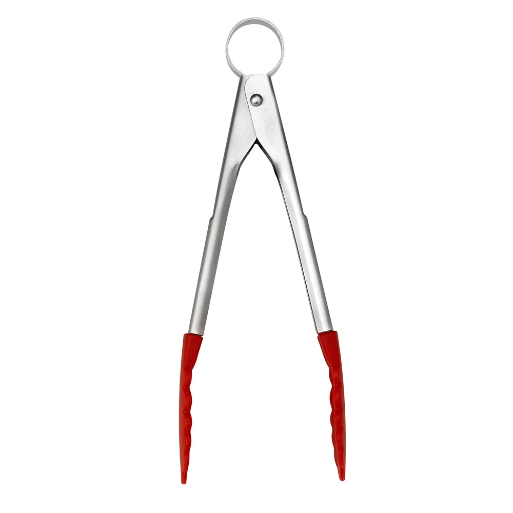 Cuisipro Silicone Mini Tongs in Red