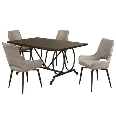 Elizette 5-Piece Dining Set