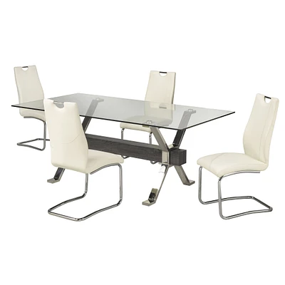 Delsin 5-Piece Dining Set 39"