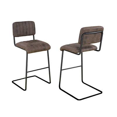 Set of 2 Damien Bar Stools 40"