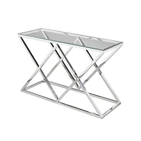 Sophia Sofa Table - Silver