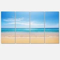 Calm Blue Sea and Sky Canvas Wall Art Panels