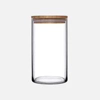 Glass Canister with Bamboo Lid - 1.5 L