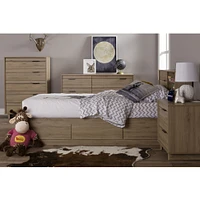 Fynn 6-Drawer Double Dresser Rustic Oak by South Shore Furniture