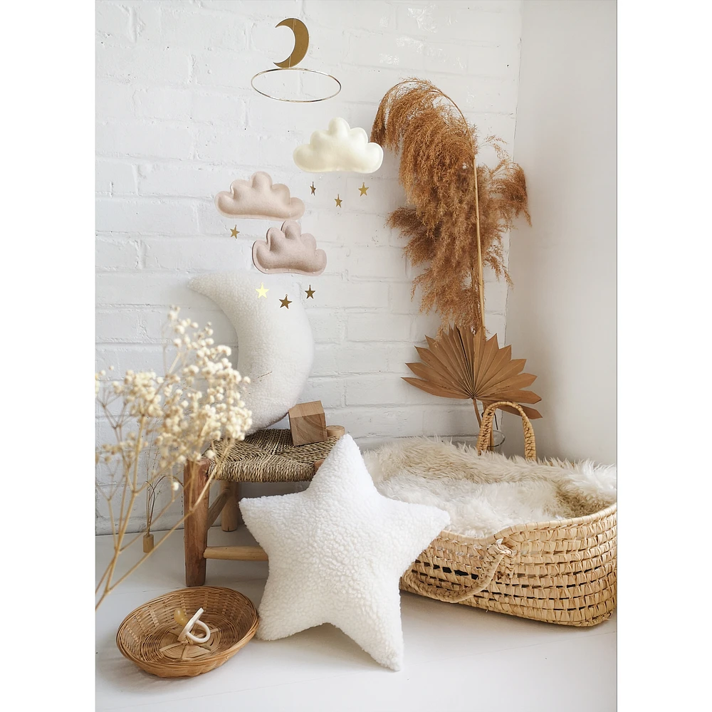 Star Pillow - Ivory